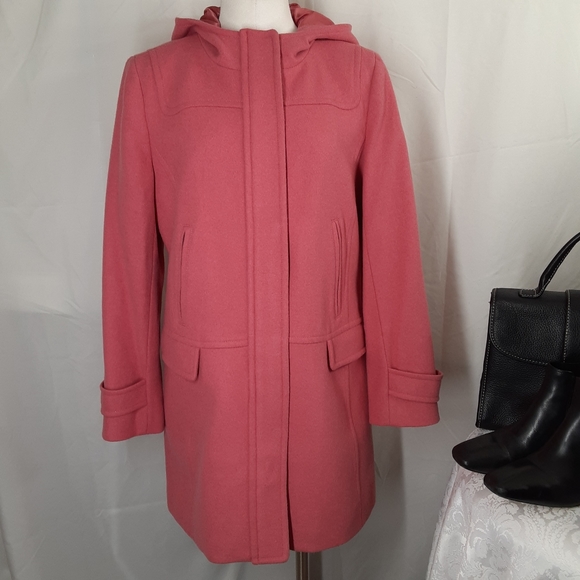 Talbots Jackets & Coats Talbots Hooded Long Wool Coat Poshmark